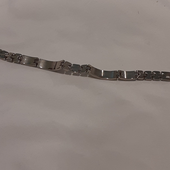 Silver Men's Bracelet - Picture 6 of 6